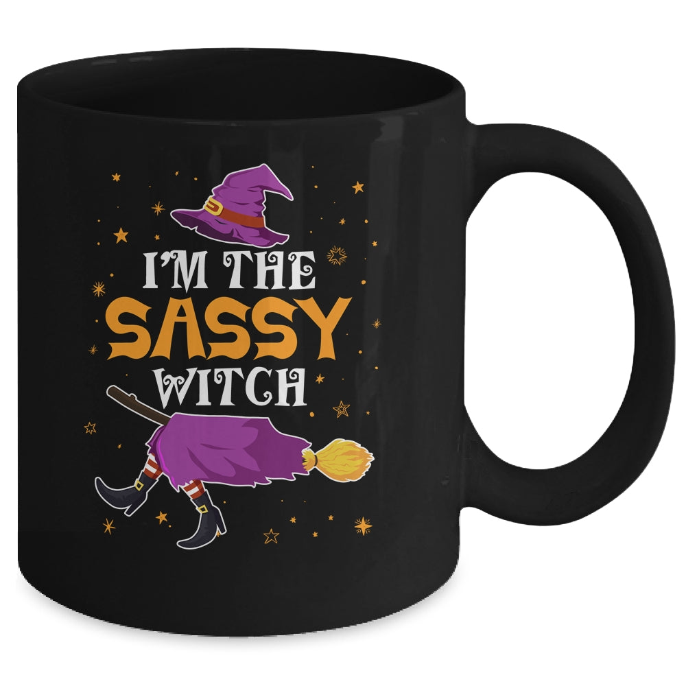 Halloween I'm The Sassy Witch Funny Costume Women Girls Mug | siriusteestore