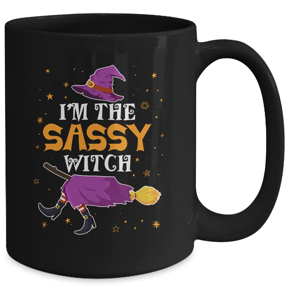 Halloween I'm The Sassy Witch Funny Costume Women Girls Mug | siriusteestore