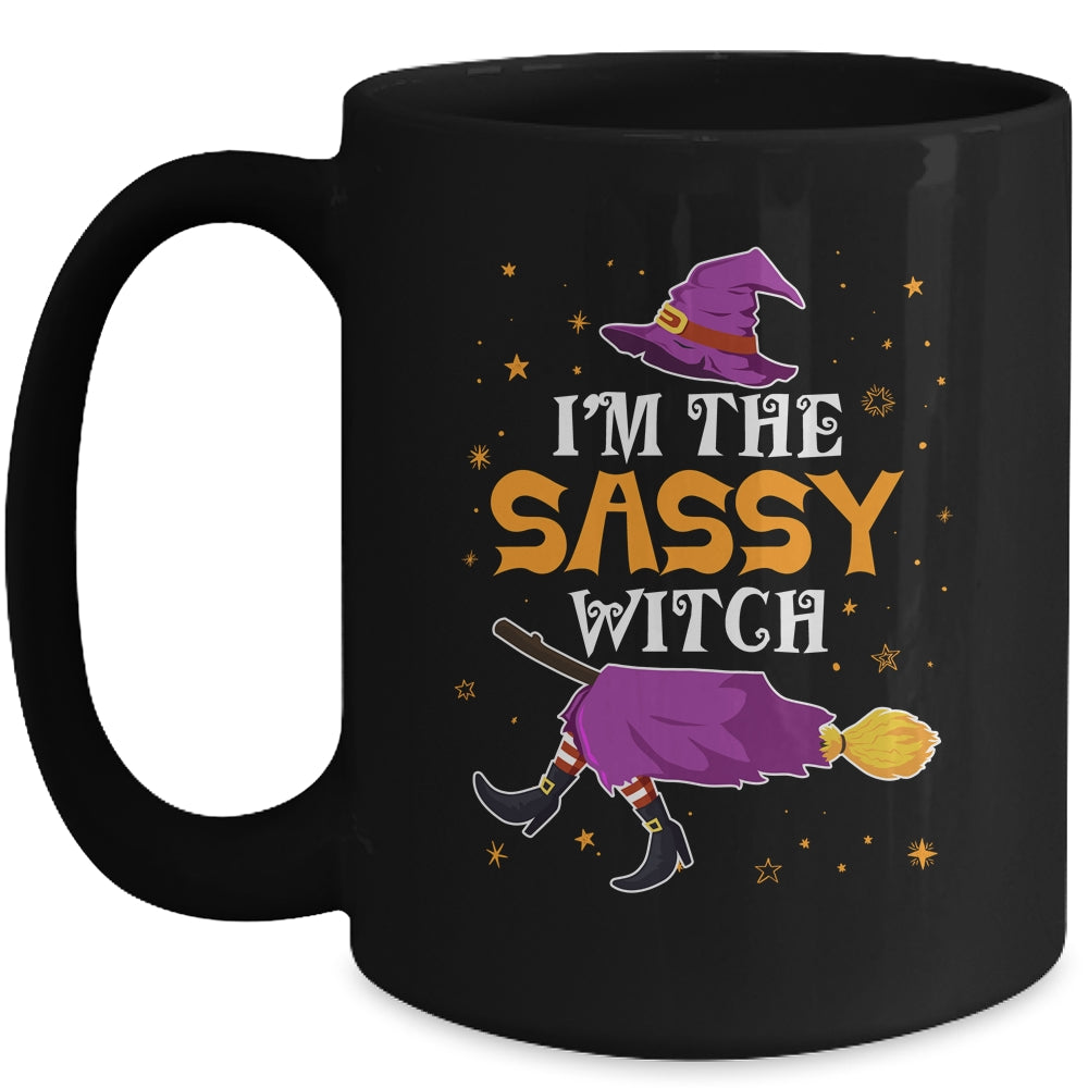 Halloween I'm The Sassy Witch Funny Costume Women Girls Mug | siriusteestore