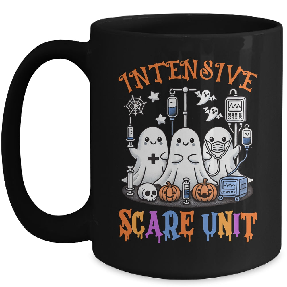 Halloween Intensive Care Scare Unit Ghost Nurse ICU Nursing Mug | siriusteestore