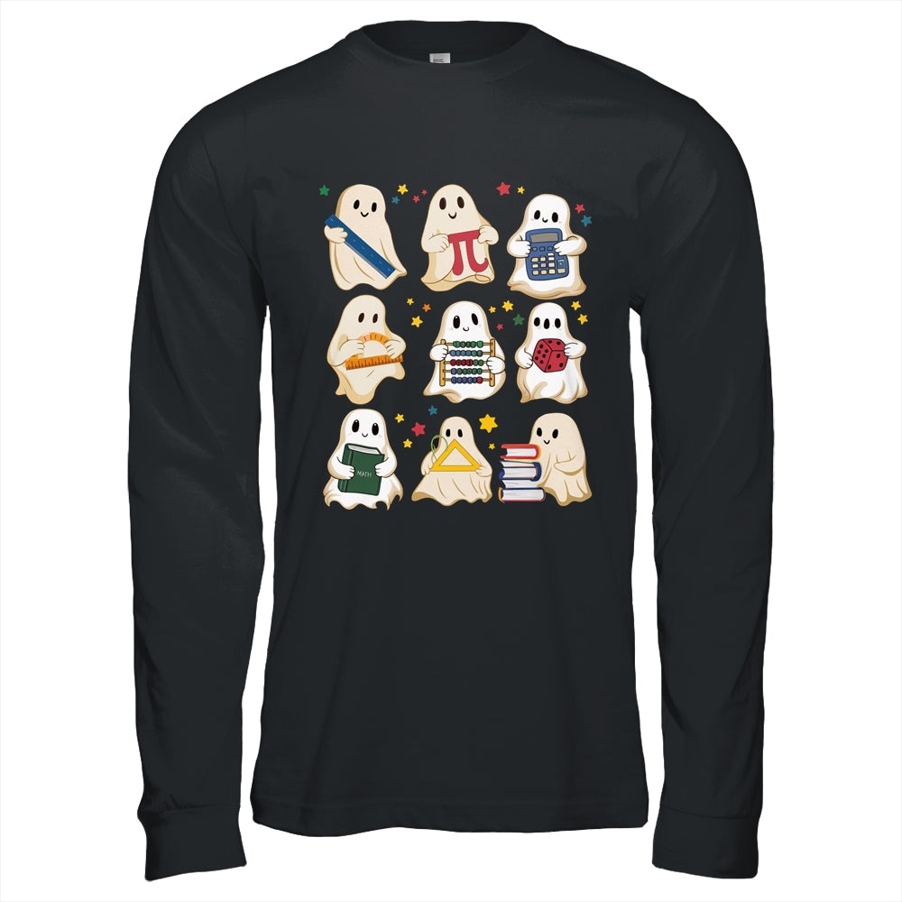 Halloween Math Teacher Cute Ghost Math Teacher Costume Shirt & Hoodie | siriusteestore