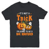 Halloween Not A Trick I'm Going To Be A Big Brother Again Youth Shirt | siriusteestore