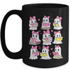 Halloween Pink Ghost Read More Books Spooky Boo Teacher Kids Mug | siriusteestore