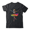 Halloween Skeleton Dancing Rainbow Ballerina Girls Women Shirt & Hoodie | siriusteestore