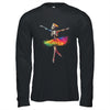 Halloween Skeleton Dancing Rainbow Ballerina Girls Women Shirt & Hoodie | siriusteestore