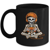 Halloween Skeleton Gamer Video Gaming Boys Men Kids Teens Mug | siriusteestore