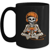 Halloween Skeleton Gamer Video Gaming Boys Men Kids Teens Mug | siriusteestore