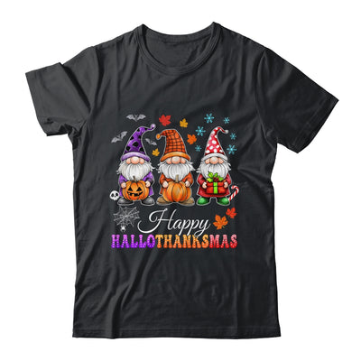 Halloween Thanksgiving Christmas Gnomes Happy HalloThanksMas Shirt & Sweatshirt | siriusteestore
