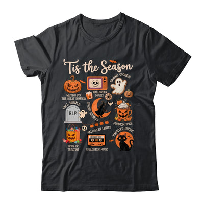 Halloween Tis The Season Spooky Witch Pumpkin Fall Retro Shirt & Sweatshirt | siriusteestore