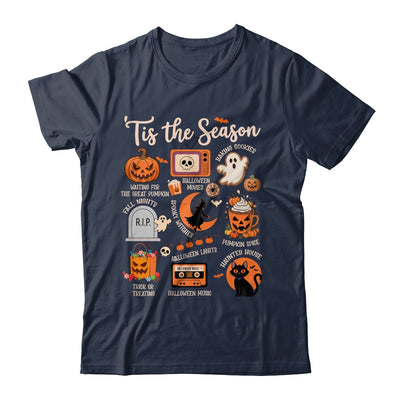 Halloween Tis The Season Spooky Witch Pumpkin Fall Retro Shirt & Sweatshirt | siriusteestore