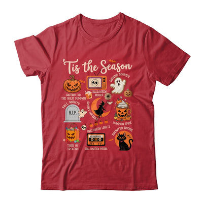 Halloween Tis The Season Spooky Witch Pumpkin Fall Retro Shirt & Sweatshirt | siriusteestore
