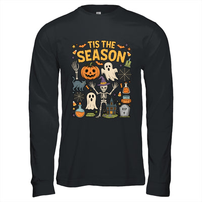 Halloween Vibes Spooky Season Pumpkin Witch Tis The Season Shirt & Hoodie | siriusteestore