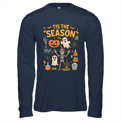 Halloween Vibes Spooky Season Pumpkin Witch Tis The Season Shirt & Hoodie | siriusteestore