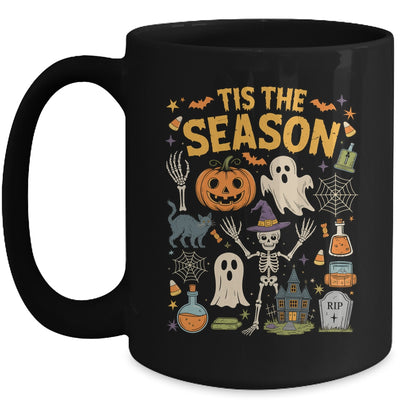 Halloween Vibes Spooky Season Pumpkin Witch Tis The Season Mug | siriusteestore