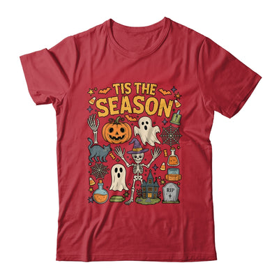 Halloween Vibes Spooky Season Pumpkin Witch Tis The Season Shirt & Hoodie | siriusteestore