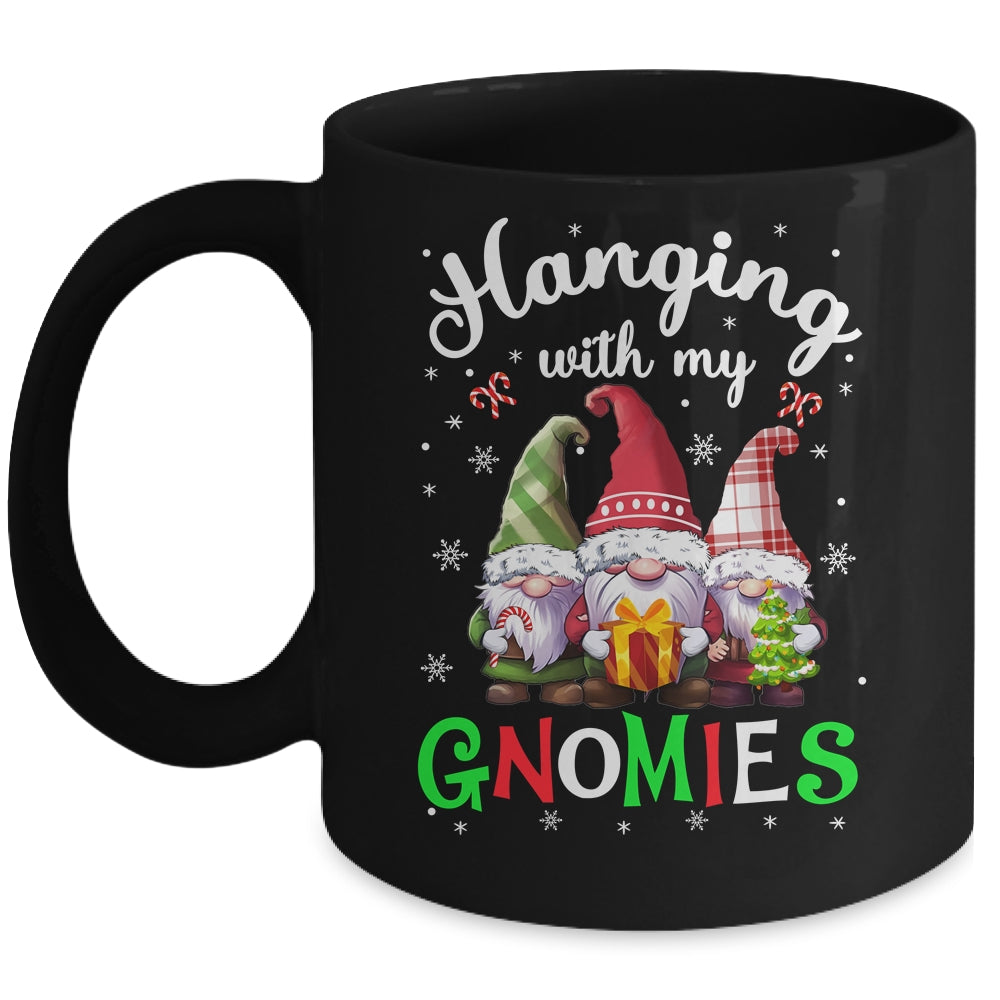 Hanging With My Gnomies Funny Gnome Friend Christmas Mug | siriusteestore