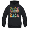 Happiness Is Being A Gaga Floral Design Gaga Mothers Day Shirt & Tank Top | siriusteestore