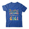 Happiness Is Being A Gigi Floral Design Gigi Mothers Day Shirt & Tank Top | siriusteestore