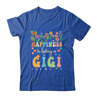 Happiness Is Being A Gigi Floral Design Gigi Mothers Day Shirt & Tank Top | siriusteestore