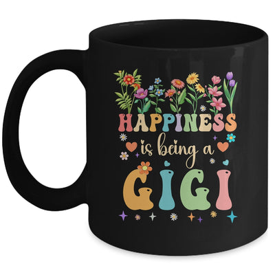 Happiness Is Being A Gigi Floral Design Gigi Mothers Day Mug | siriusteestore