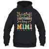 Happiness Is Being A Mimi Floral Design Mimi Mothers Day Shirt & Tank Top | siriusteestore