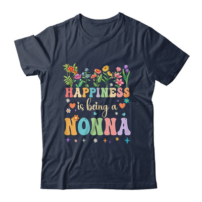 Happiness Is Being A Nonna Floral Design Nonna Mothers Day Shirt & Tank Top | siriusteestore