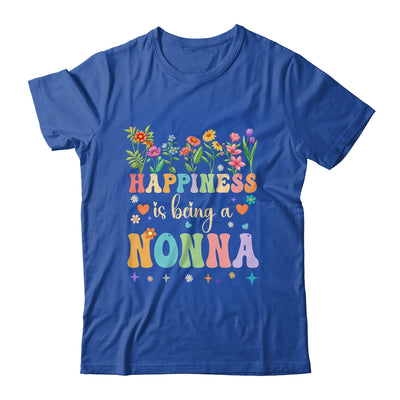 Happiness Is Being A Nonna Floral Design Nonna Mothers Day Shirt & Tank Top | siriusteestore