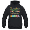 Happiness Is Being A Nonna Floral Design Nonna Mothers Day Shirt & Tank Top | siriusteestore