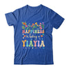Happiness Is Being A Yiayia Floral Design Yiayia Mothers Day Shirt & Tank Top | siriusteestore