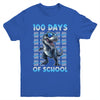 Happy 100 Days Of School T-Rex 100th Dinosaur Kids Boys Youth Shirt | siriusteestore