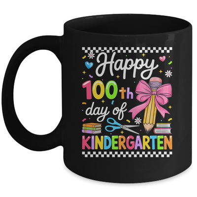 Happy 100 Days Of School Teacher Kindergarten Girls Kids Mug | siriusteestore