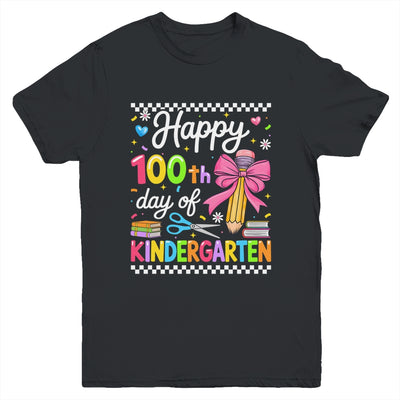 Happy 100 Days Of School Teacher Kindergarten Girls Kids Youth Shirt | siriusteestore