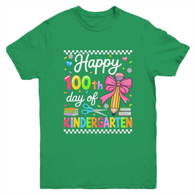 Happy 100 Days Of School Teacher Kindergarten Girls Kids Youth Shirt | siriusteestore