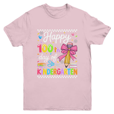 Happy 100 Days Of School Teacher Kindergarten Girls Kids Youth Shirt | siriusteestore