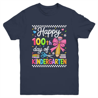 Happy 100 Days Of School Teacher Kindergarten Girls Kids Youth Shirt | siriusteestore