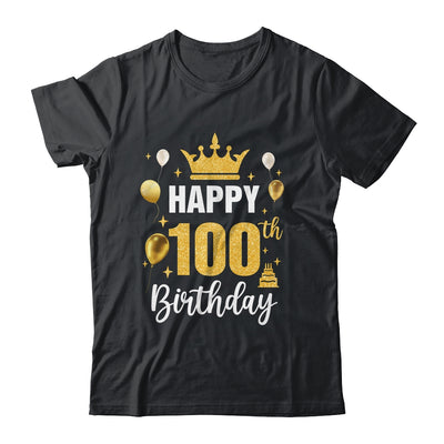 Happy 100th Birthday Idea For 100 Years Old Man And Woman Shirt & Tank Top | siriusteestore