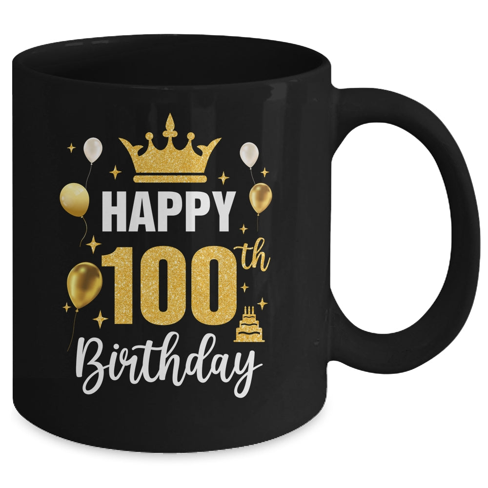 Happy 100th Birthday Idea For 100 Years Old Man And Woman Mug | siriusteestore