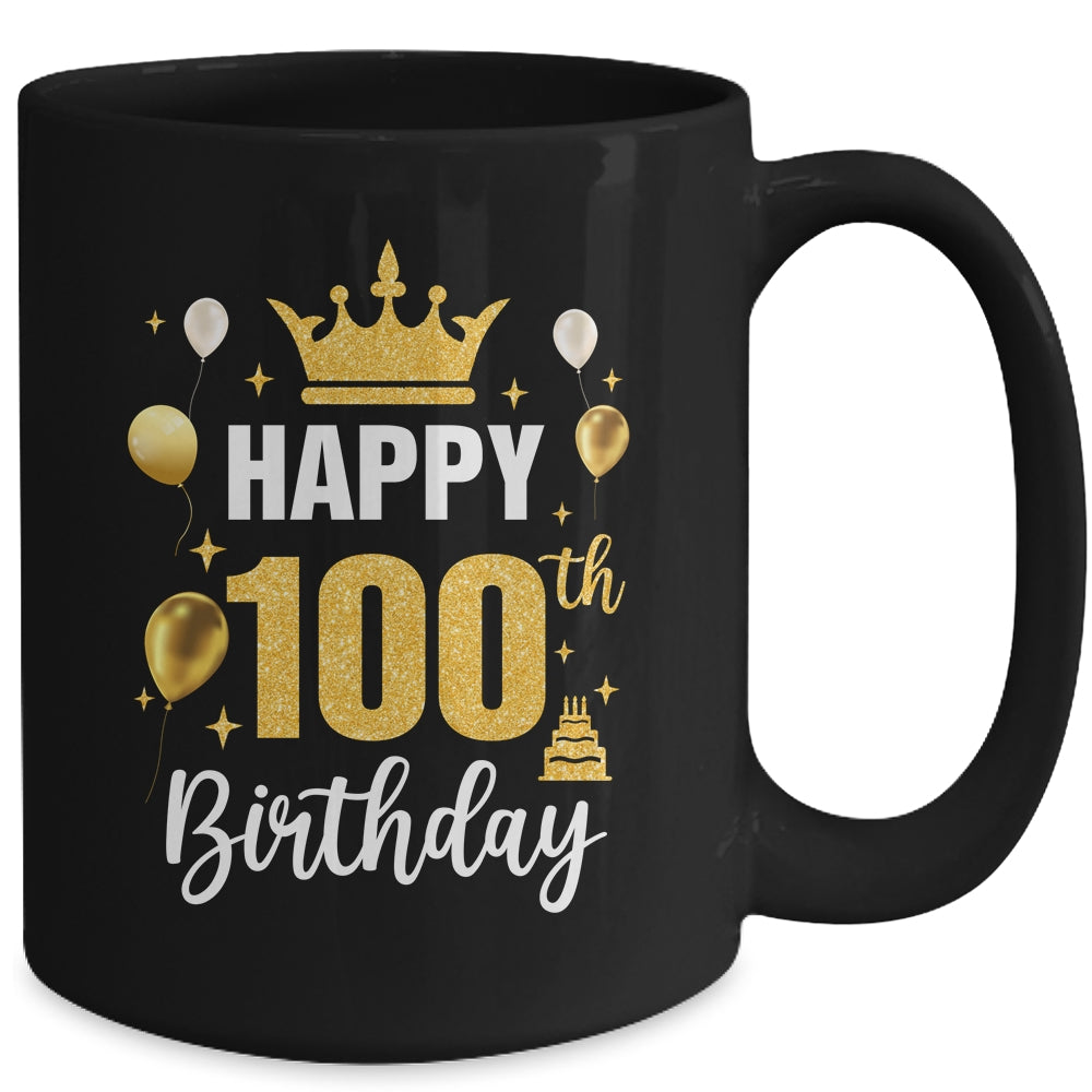 Happy 100th Birthday Idea For 100 Years Old Man And Woman Mug | siriusteestore