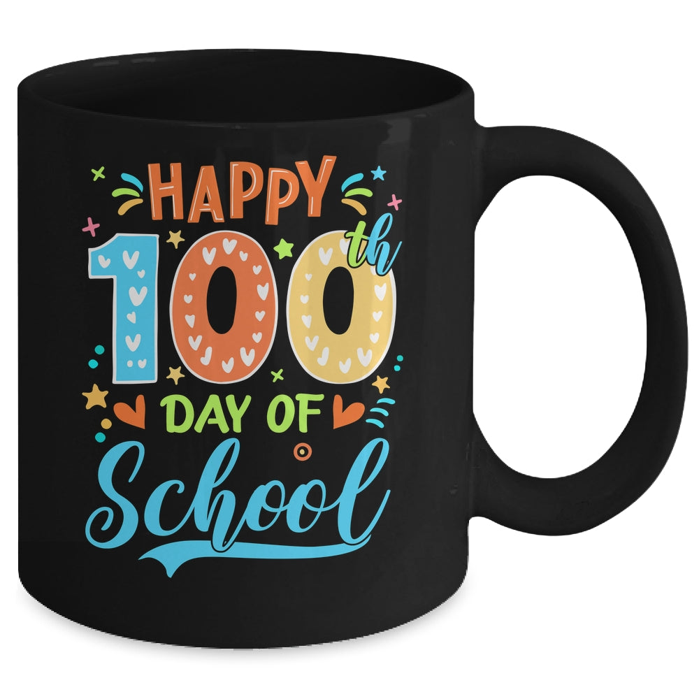 Happy 100th Day Of School 100 Days Of School Teacher Student Mug | siriusteestore