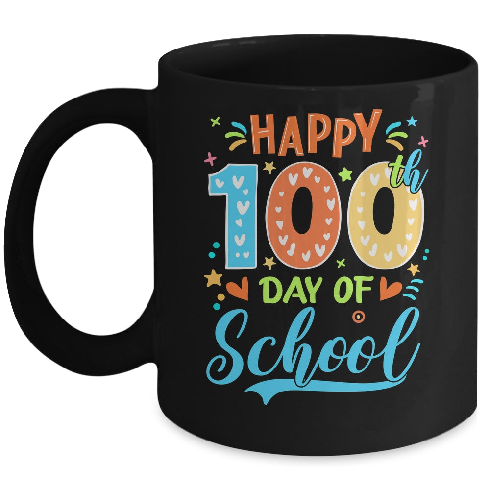 Happy 100th Day Of School 100 Days Of School Teacher Student Mug | siriusteestore