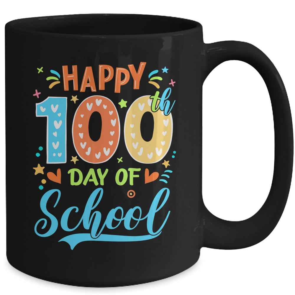 Happy 100th Day Of School 100 Days Of School Teacher Student Mug | siriusteestore