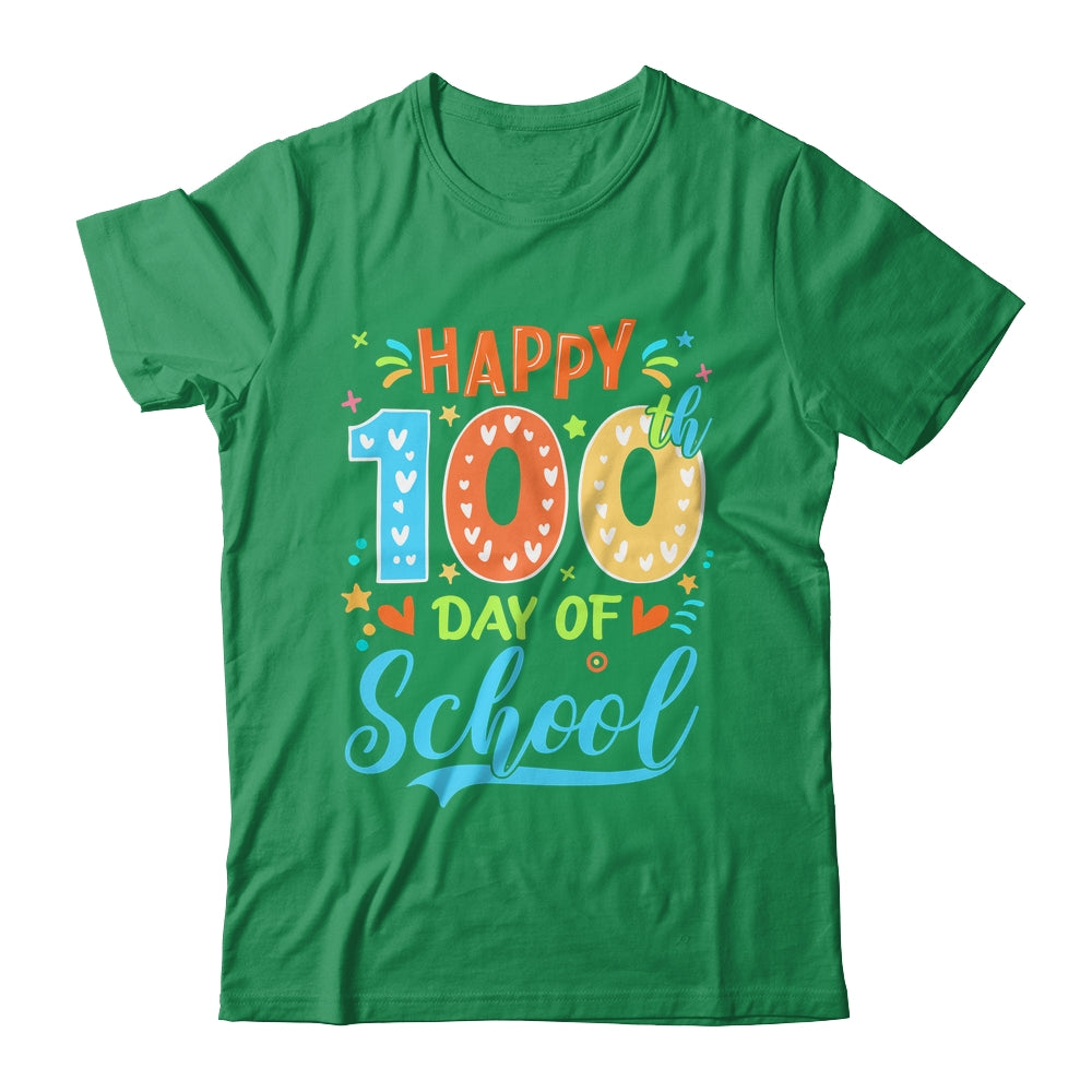 Happy 100th Day Of School 100 Days Of School Teacher Student Shirt & Hoodie | siriusteestore