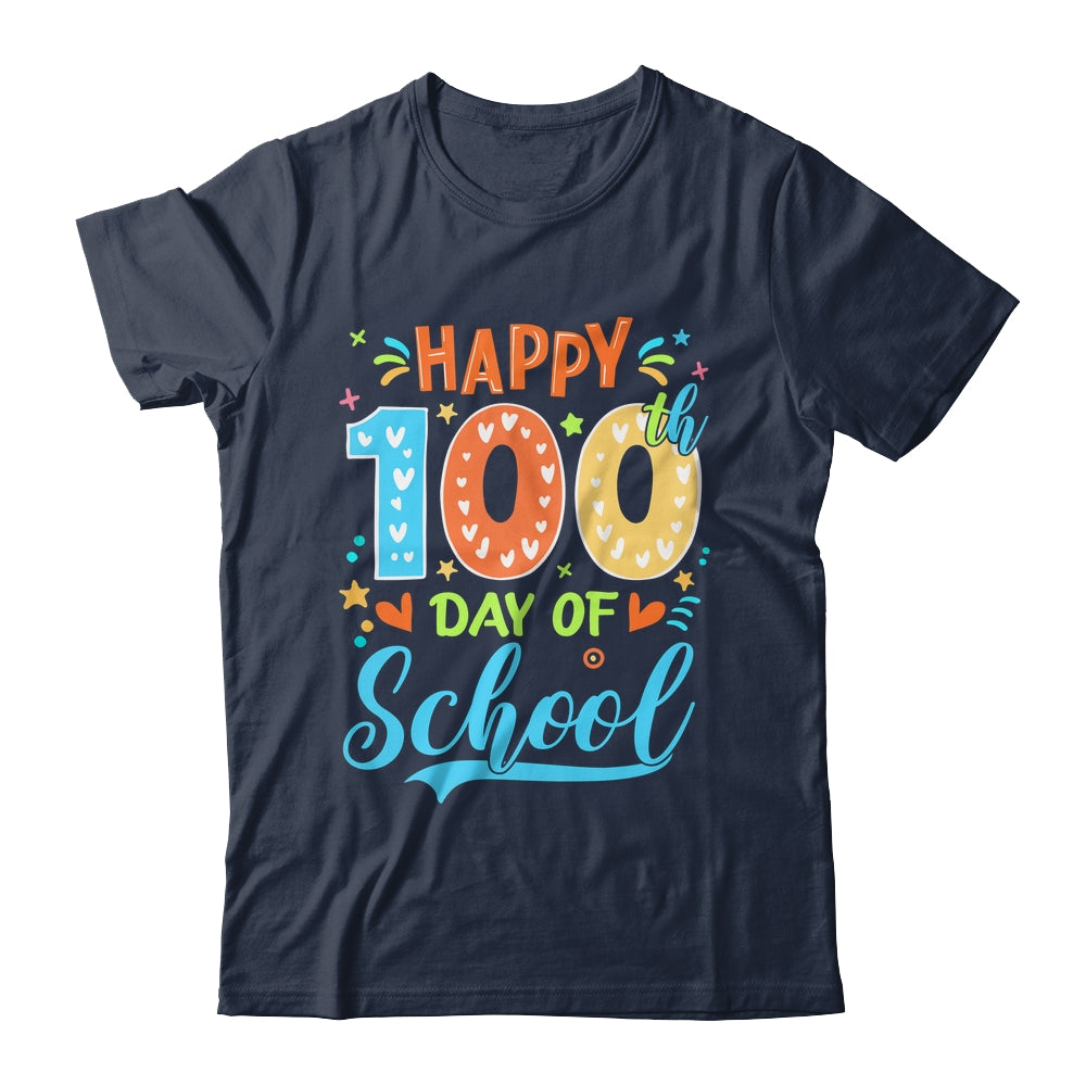 Happy 100th Day Of School 100 Days Of School Teacher Student Shirt & Hoodie | siriusteestore