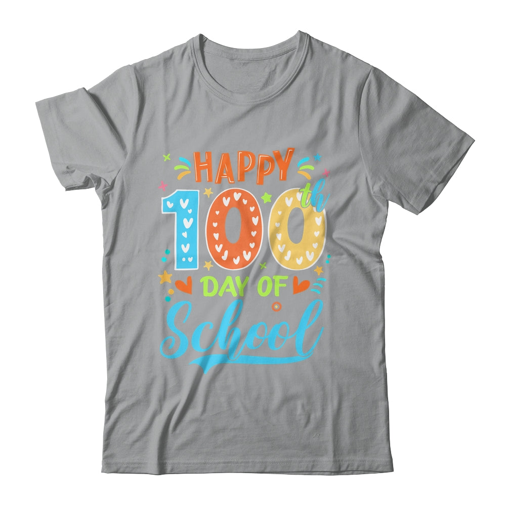 Happy 100th Day Of School 100 Days Of School Teacher Student Shirt & Hoodie | siriusteestore