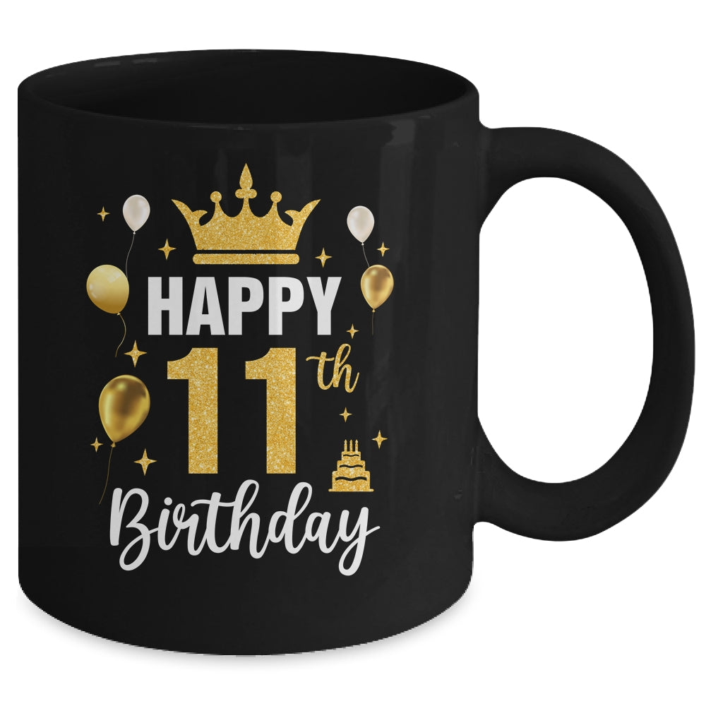 Happy 11th Birthday Idea For 11 Years Old Boys And Girls Mug | siriusteestore