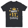 Happy 11th Birthday Idea For 11 Years Old Boys And Girls Youth Shirt | siriusteestore
