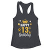 Happy 13th Birthday Idea For 13 Years Old Boys And Girls Shirt & Tank Top | siriusteestore