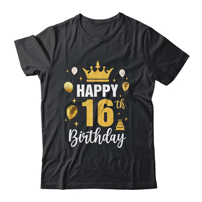 Happy 16th Birthday Idea For 16 Years Old Man And Woman Shirt & Tank Top | siriusteestore