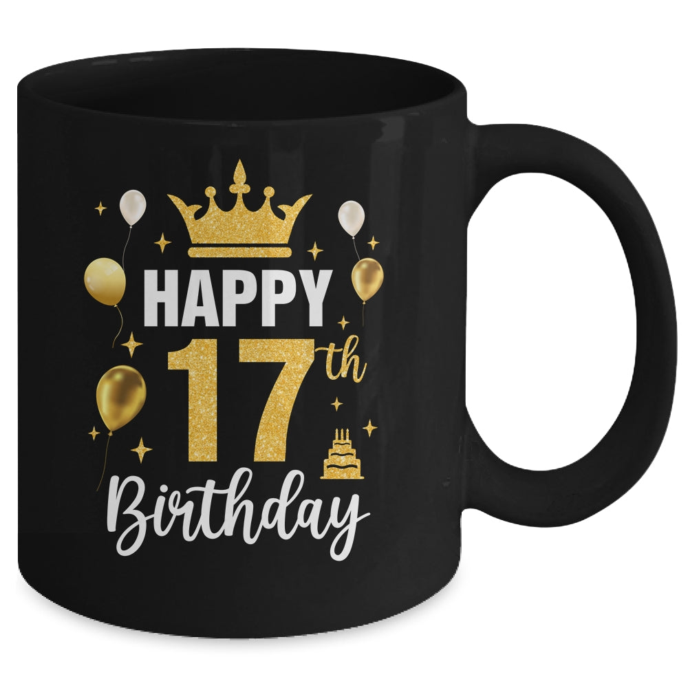 Happy 17th Birthday Idea For 17 Years Old Man And Woman Mug | siriusteestore