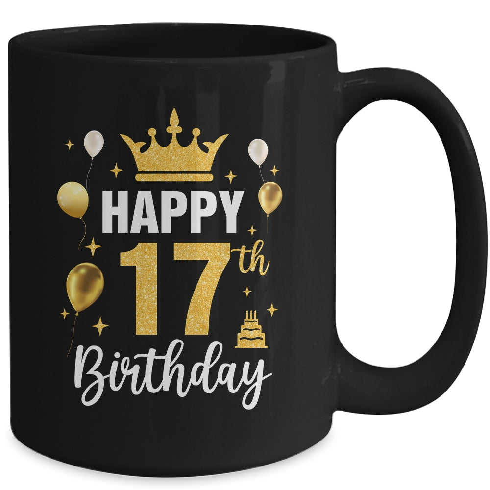 Happy 17th Birthday Idea For 17 Years Old Man And Woman Mug | siriusteestore